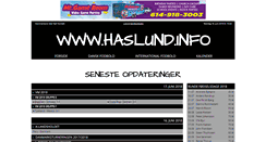 Desktop Screenshot of haslund.info